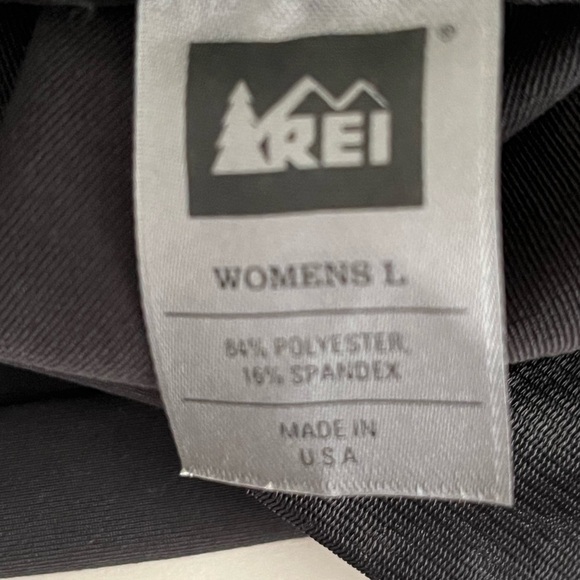 REI Black Stretch Wide Leg Crop Active Pant Size Large - Picture 4 of 5